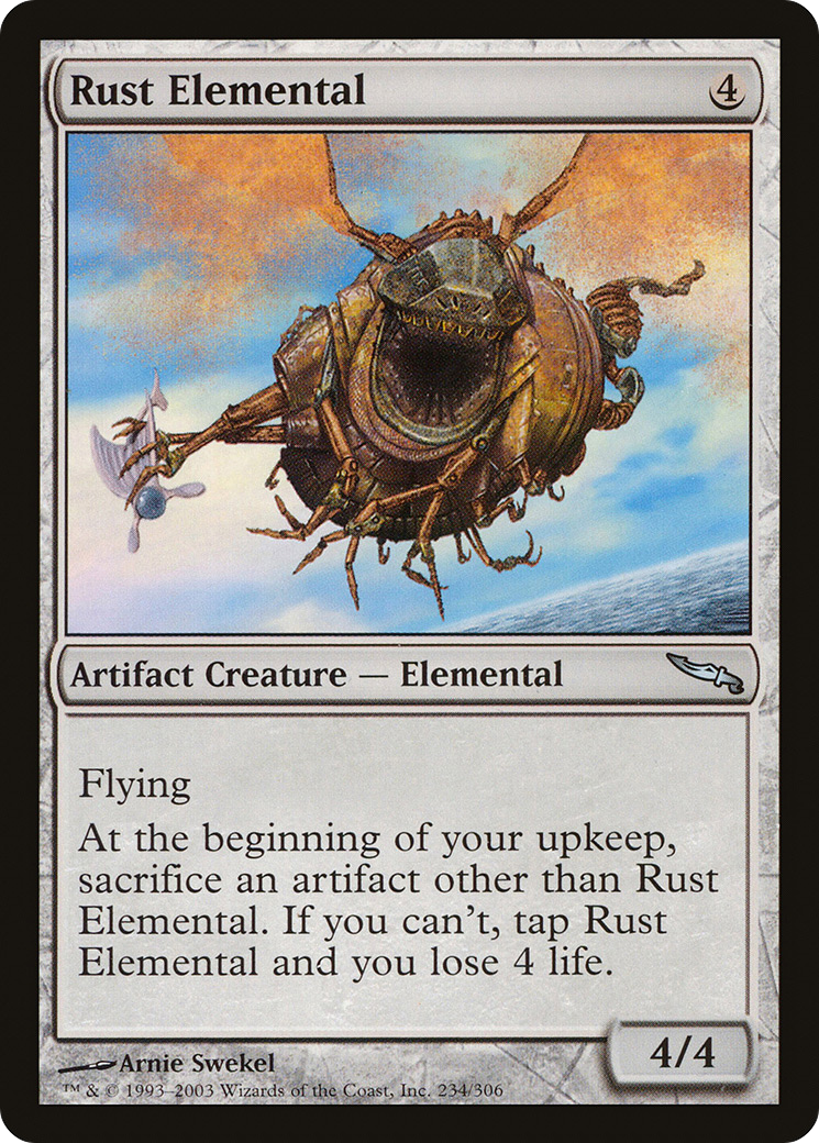 Élémentaire de rouille (MRD-234) - Mirrodin Foil 