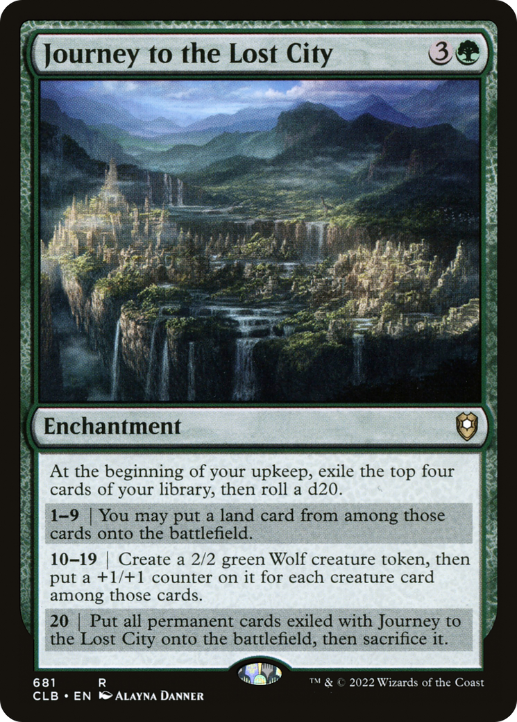 Voyage vers la cité perdue (CLB-681) - Commander Legends : La Bataille pour Baldur's Gate 