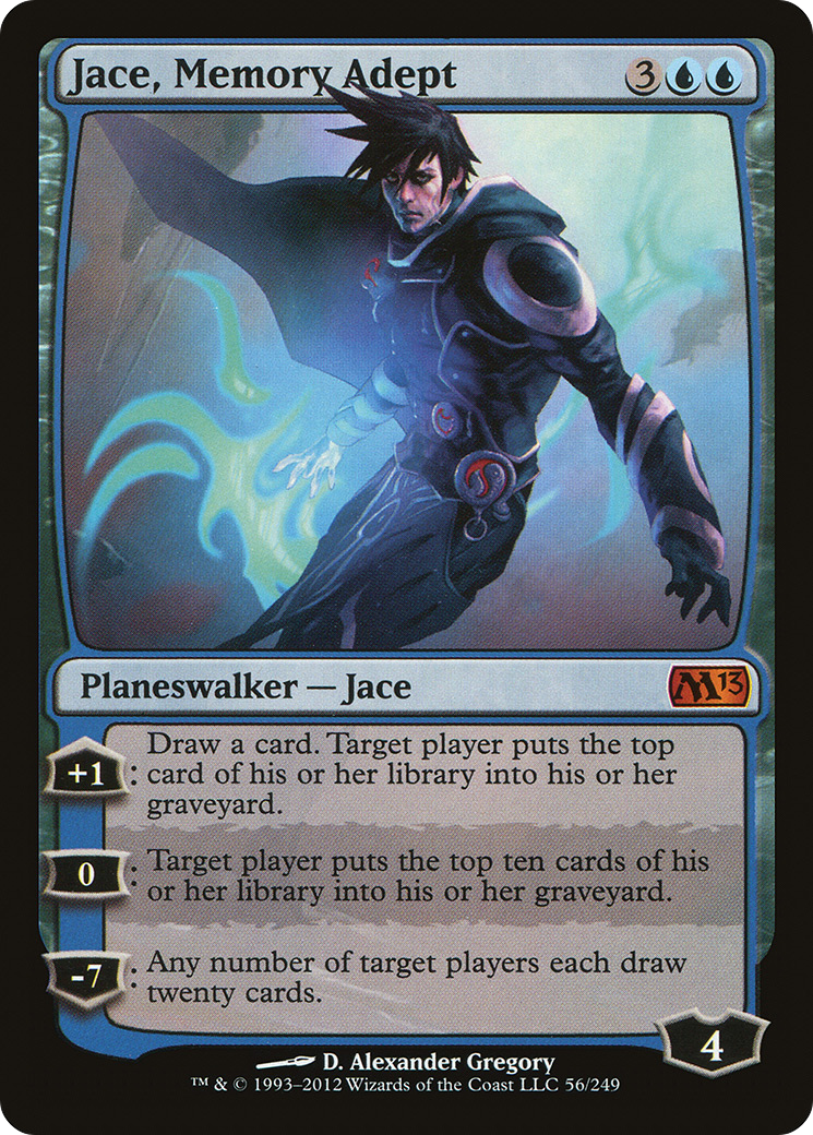 Jace, Memory Adept (M13-056) - Magic 2013 Foil
