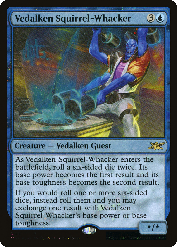 Écureuil-chasseur Vedalken (UNF-349) - Unfinity Foil 