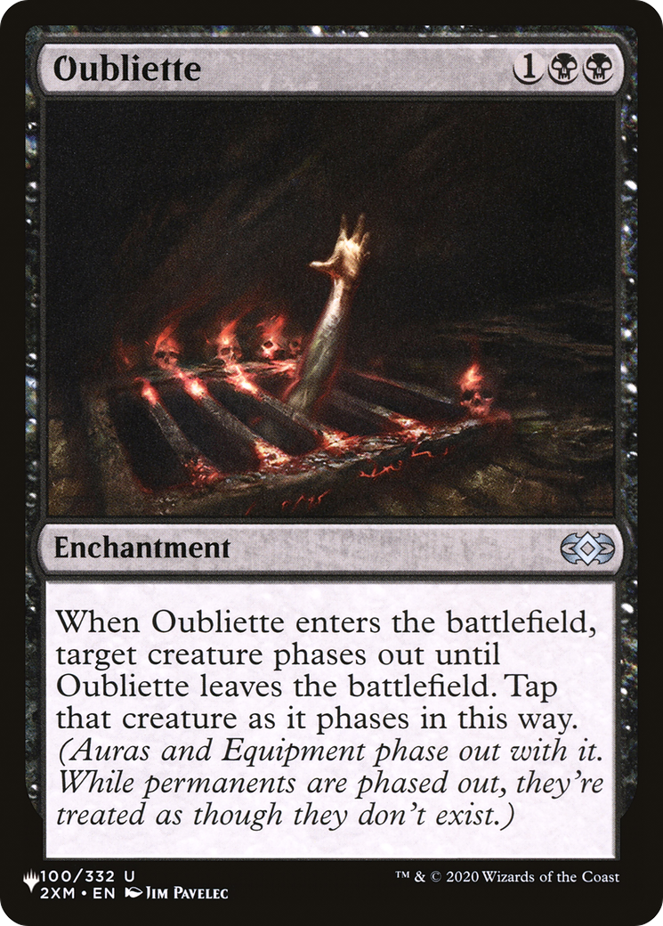 Oubliette (LIST-2XM-100) - The List