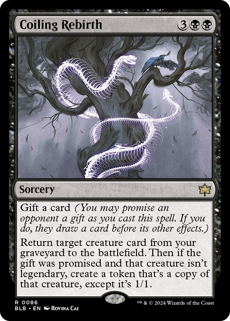 Coiling Rebirth (BLB-086) - Feuille Bloomburrow 