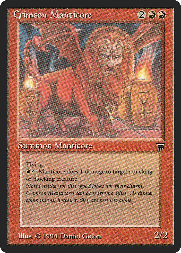Crimson Manticore (LEG-140) - Legends