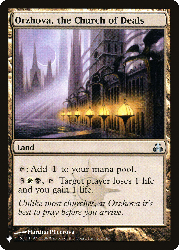 Orzhova, the Church of Deals (LIST-GPT-162) - The List