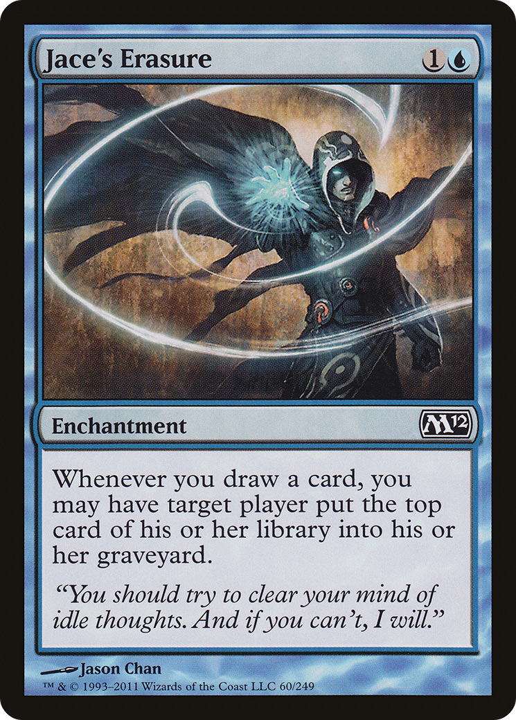 L'effacement de Jace (M12-060) - Magic 2012 Foil 
