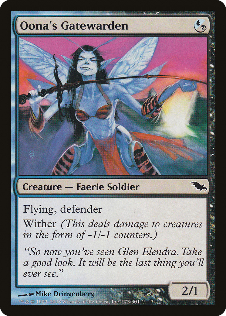 Gardien de la Porte d'Oona (SHM-173) - Shadowmoor Foil 