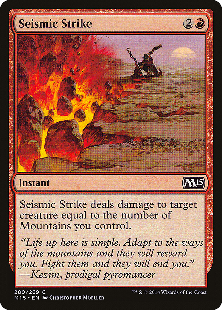 Seismic Strike (M15-280) - Magic 2015 Foil