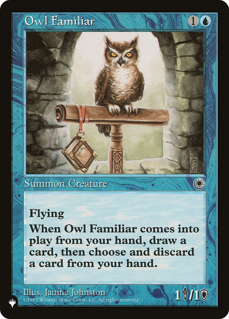 Owl Familiar (LIST-POR-63) - The List