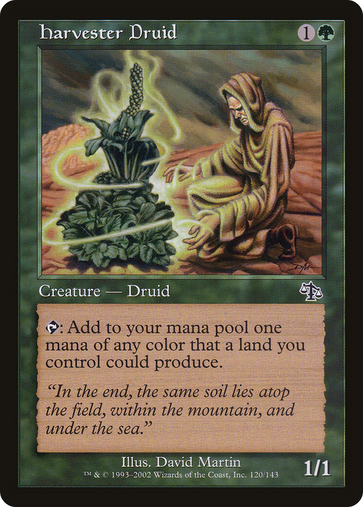 Druide Moissonneur (JUD-120) - Jugement Foil