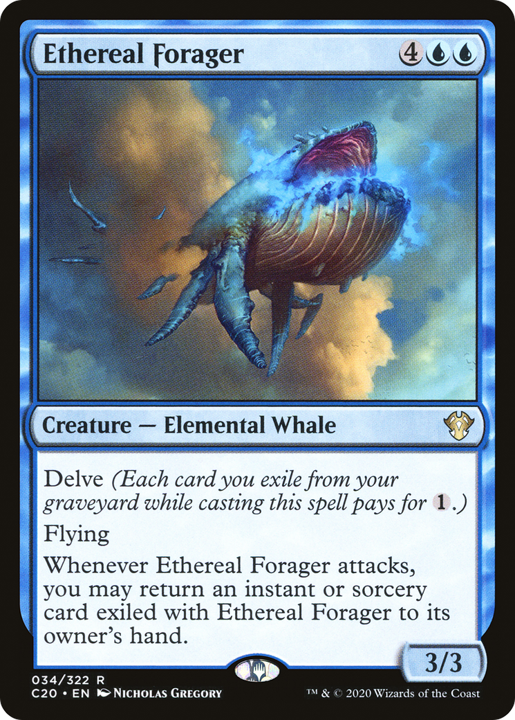 Ethereal Forager (C20-034) - Commander 2020