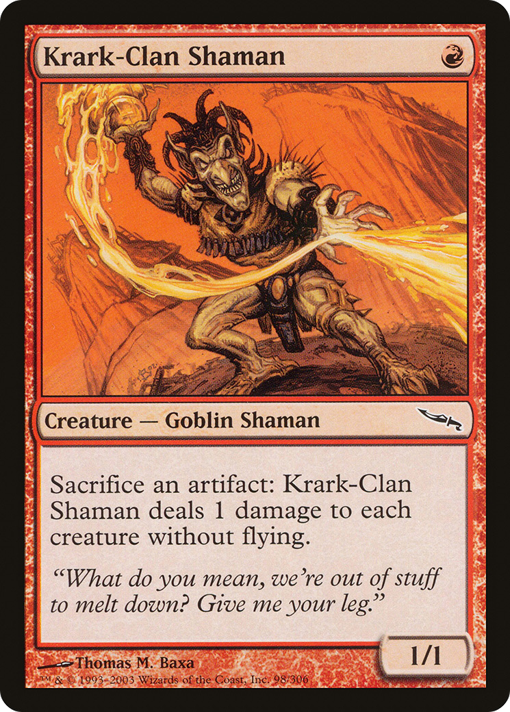 Chaman du clan Krark (MRD-098) - Mirrodin 