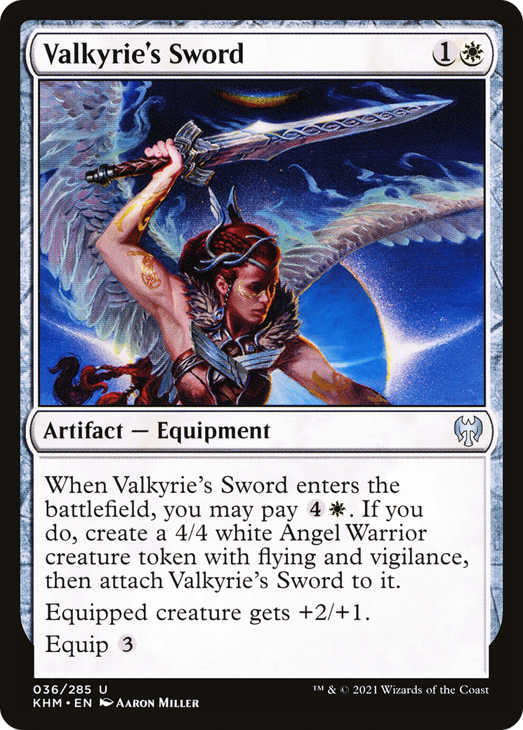 Épée de Valkyrie (KHM-036) - Feuille de Kaldheim