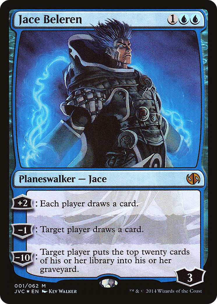 Jace Beleren (JVC-001) - Anthologie Duel Decks : Jace contre Chandra Foil 