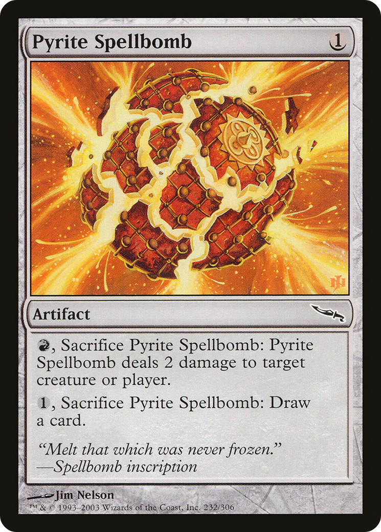 Bombe magique en pyrite (MRD-232) - Mirrodin