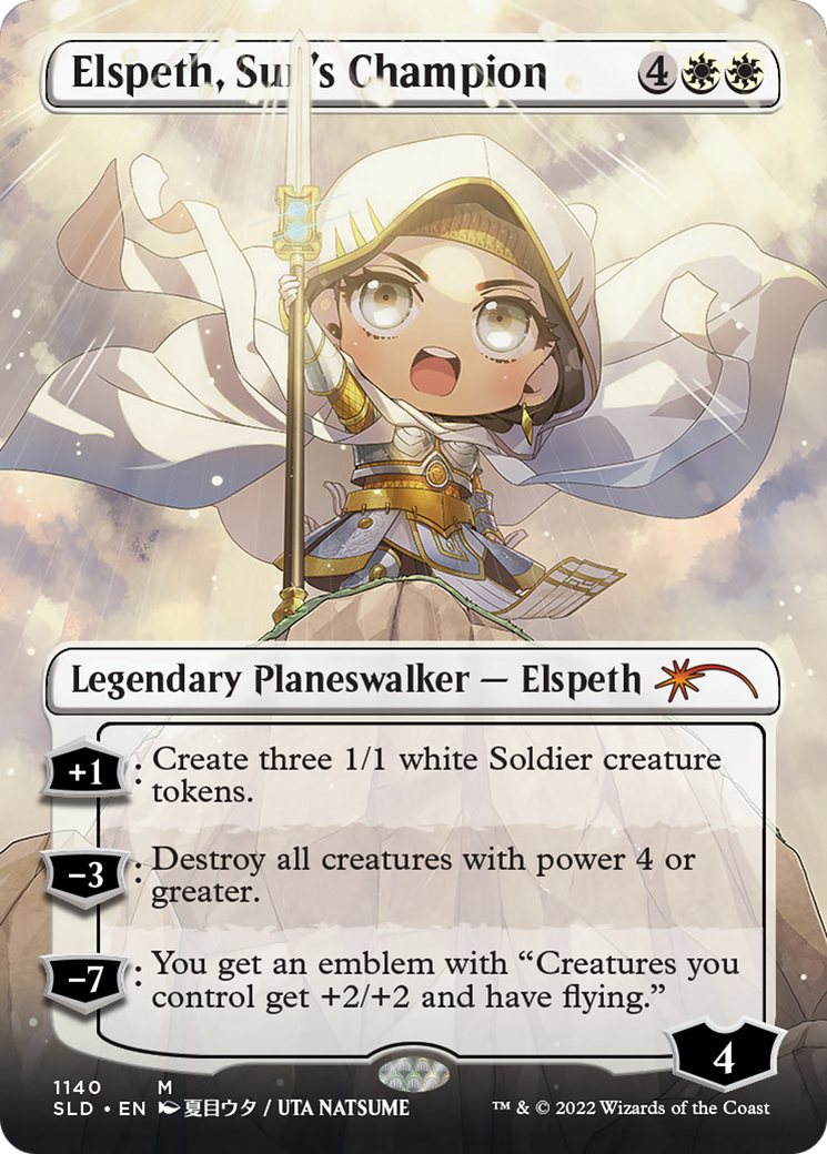 Elspeth, Championne du Soleil (SLD-1140) - Butin Secret Lair (sans bordure) 