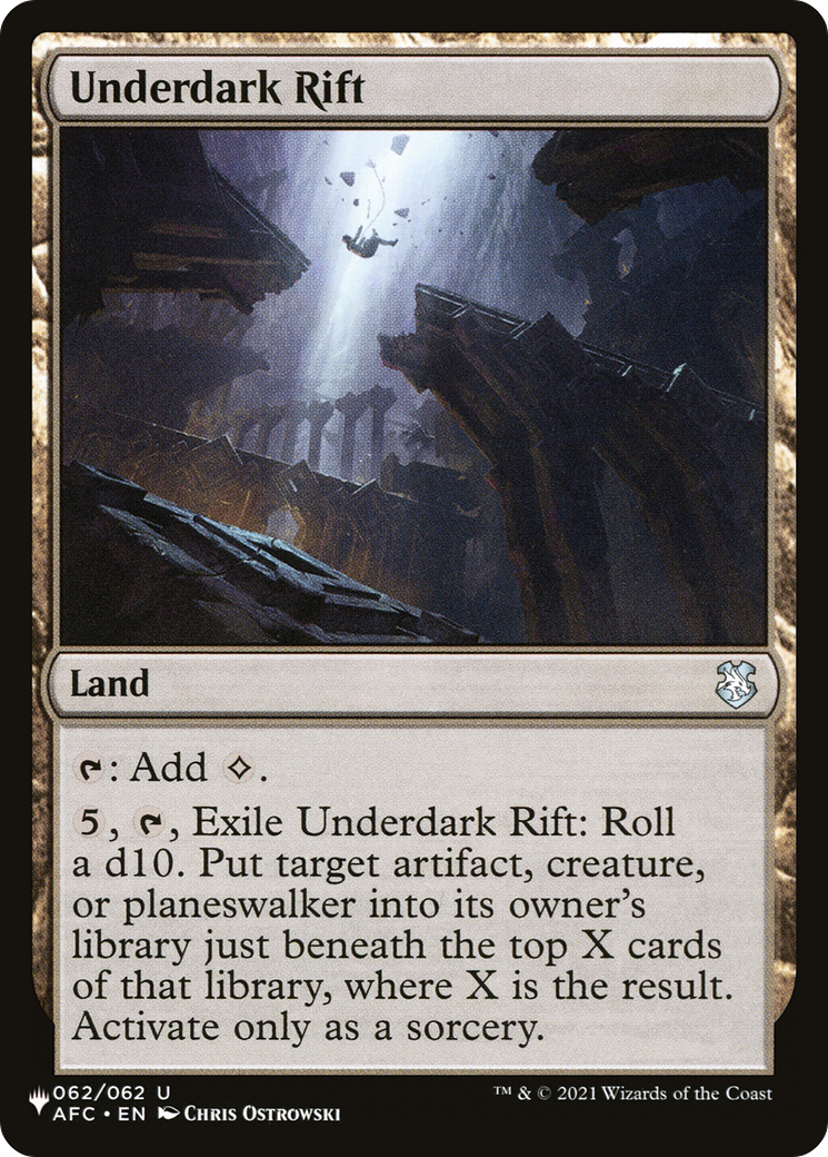 Underdark Rift (LIST-AFC-62) - The List