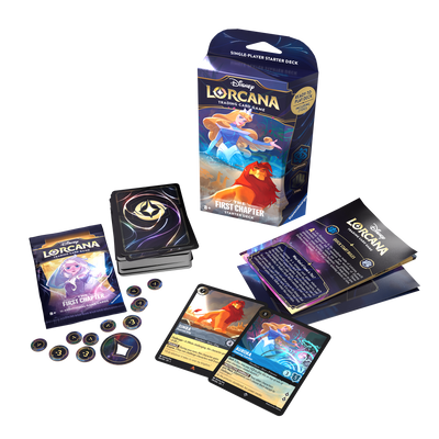 Disney Lorcana : Deck de démarrage du premier chapitre - Saphir/Acier