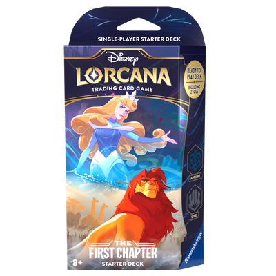 Disney Lorcana : Deck de démarrage du premier chapitre - Saphir/Acier