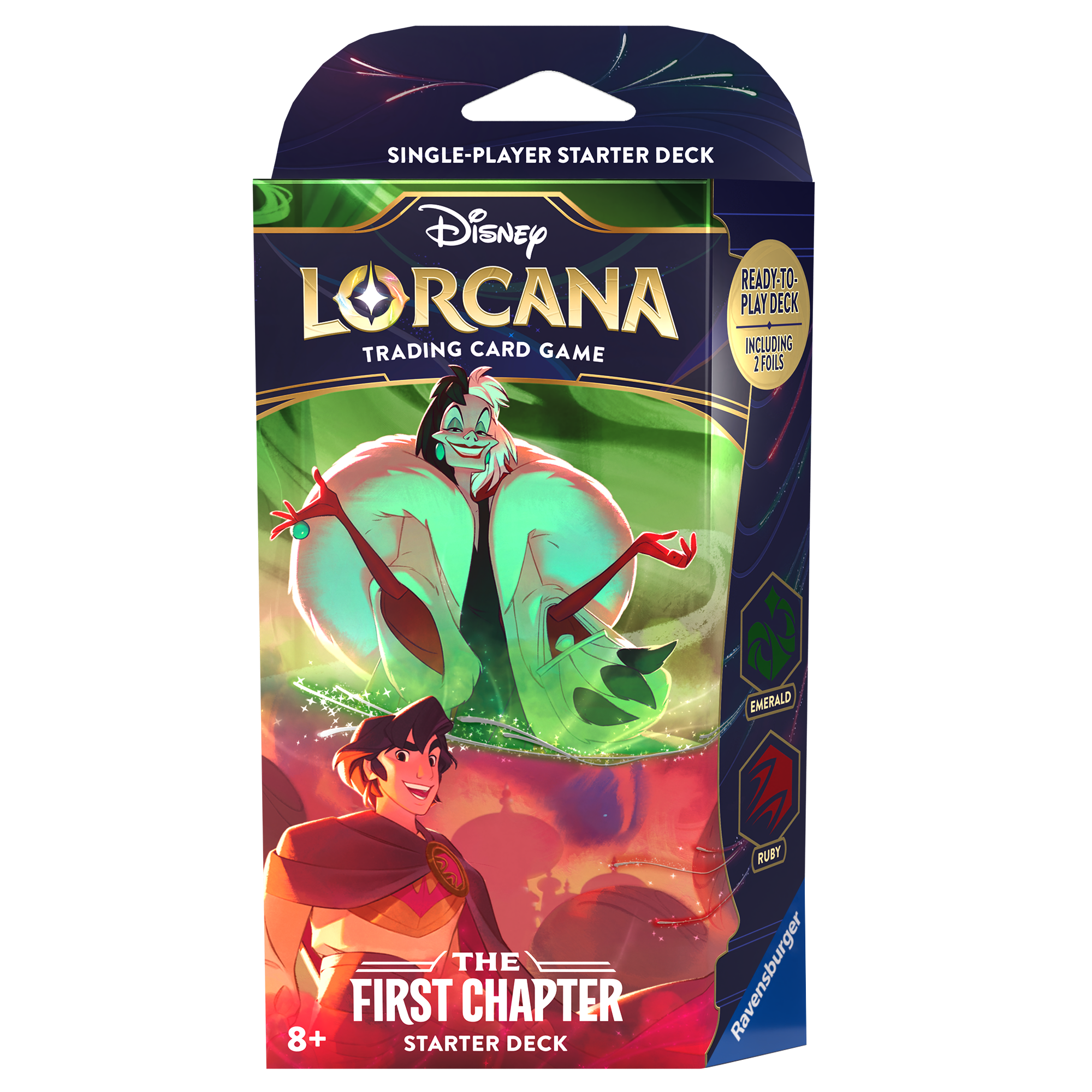 Disney Lorcana: The First Chapter Starter Deck - Emerald/Ruby