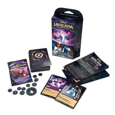 Disney Lorcana : Deck de démarrage Rise of the Floodborn - Améthyste/Acier