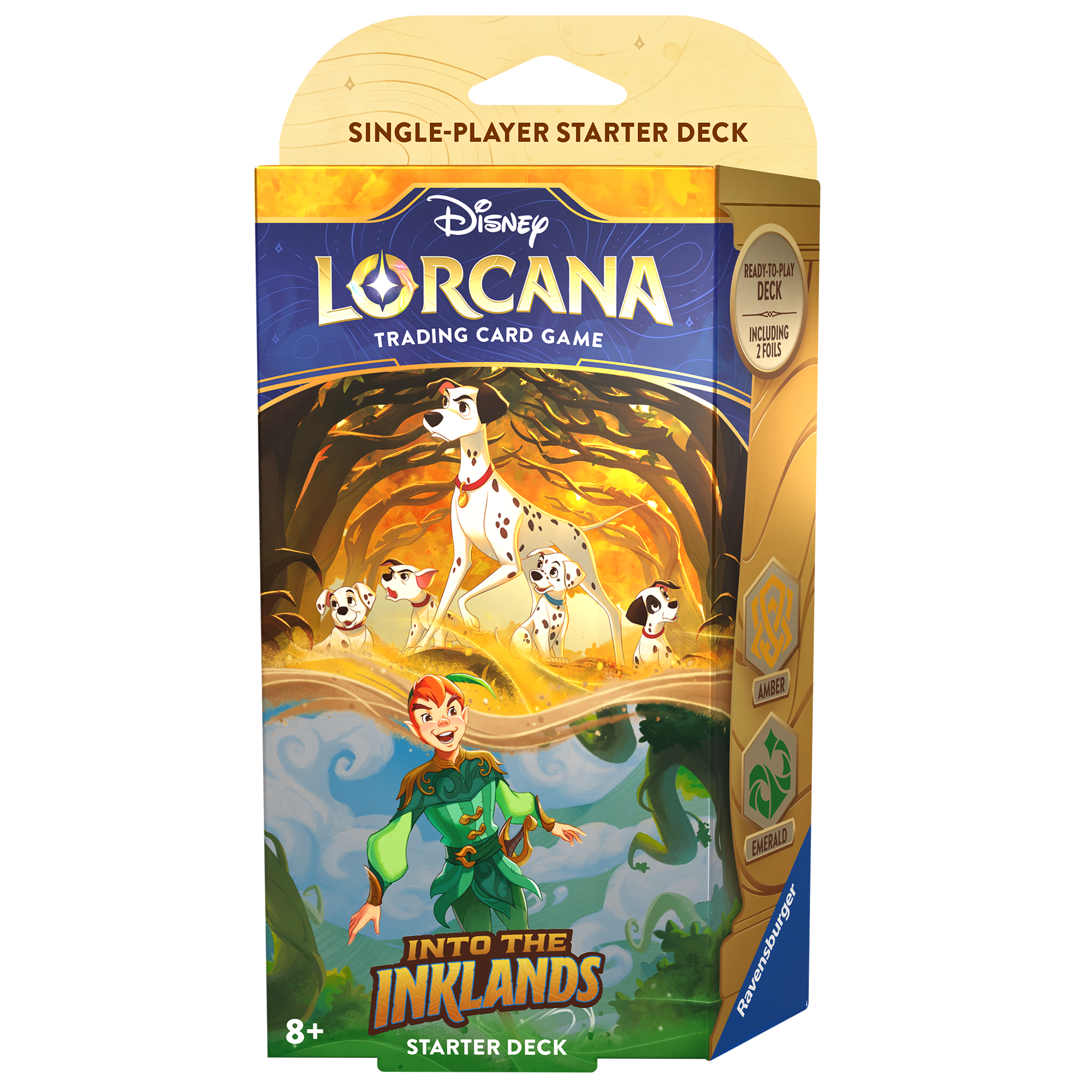 Disney Lorcana : Deck de démarrage Into the Inklands - Ambre/Émeraude