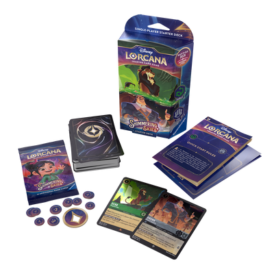 Disney Lorcana: Shimmering Skies Starter Deck - Emerald/Steel
