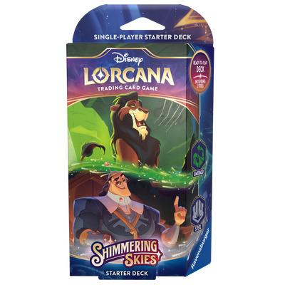 Disney Lorcana: Shimmering Skies Starter Deck - Emerald/Steel