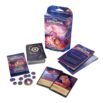 Disney Lorcana: Shimmering Skies Starter Deck - Amethyst/Ruby