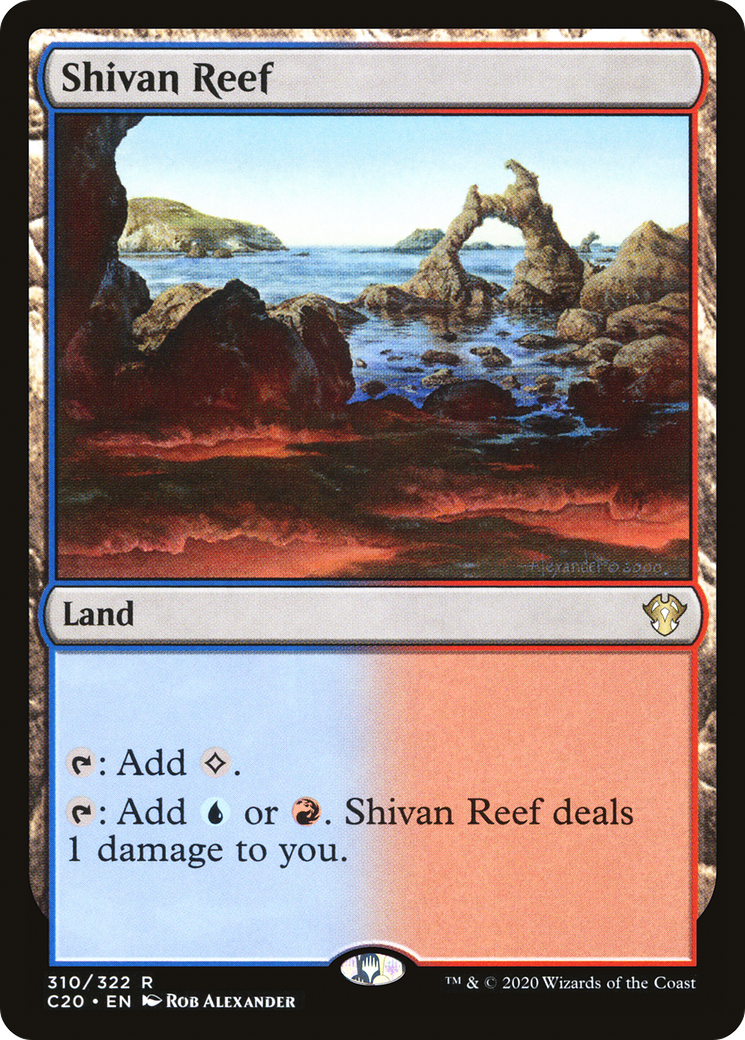 Récif de Shivan (C20-310) - Commander 2020 