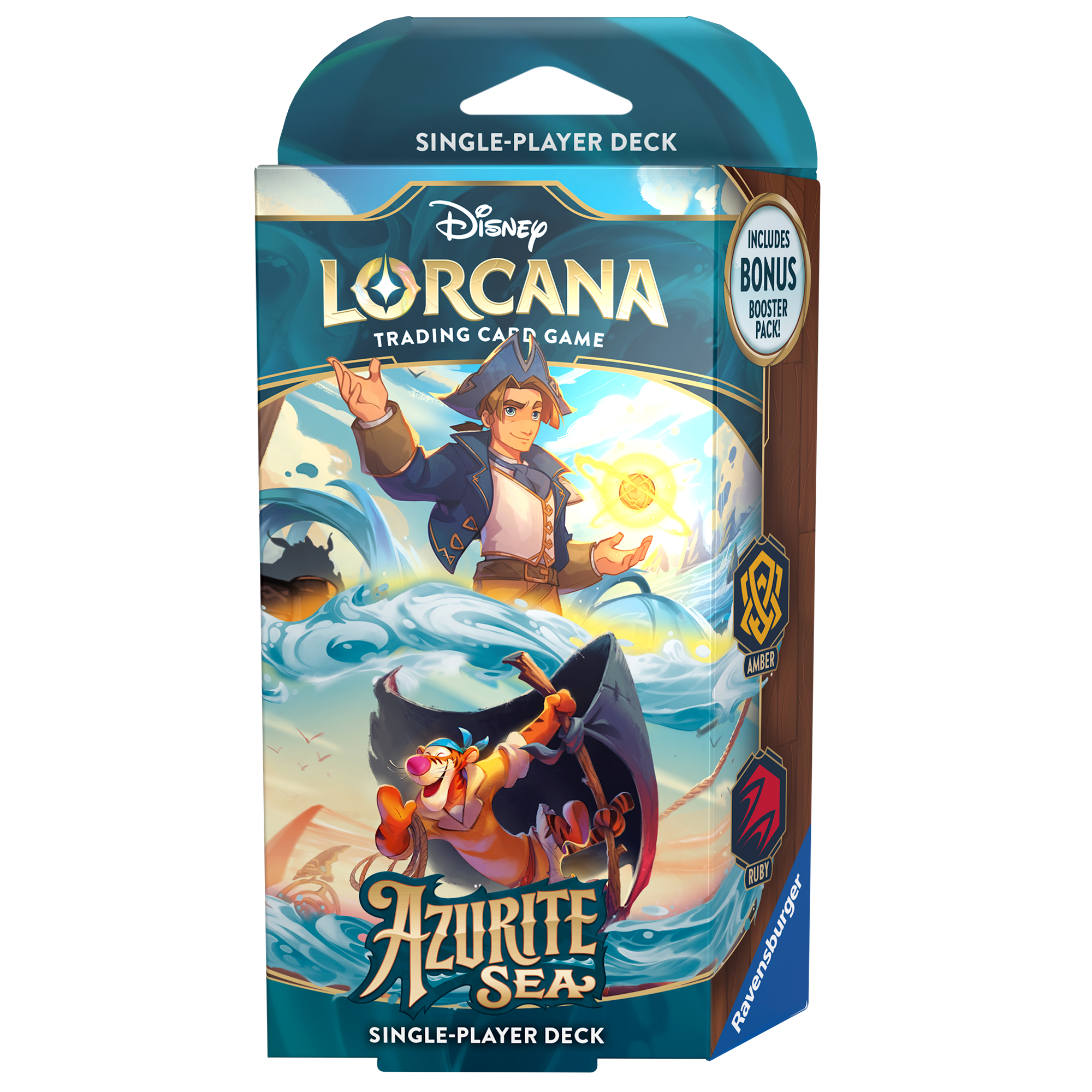 Disney Lorcana : Deck de démarrage Azurite Sea - Ambre/Rubis
