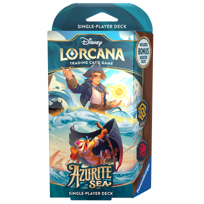 Disney Lorcana : Deck de démarrage Azurite Sea - Ambre/Rubis