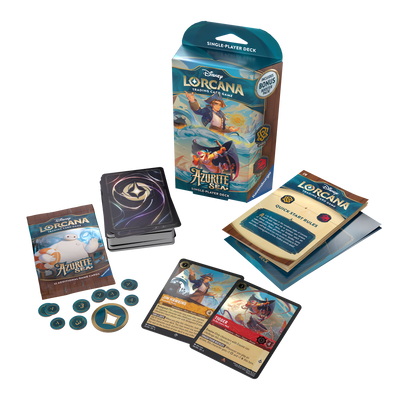 Disney Lorcana : Deck de démarrage Azurite Sea - Ambre/Rubis