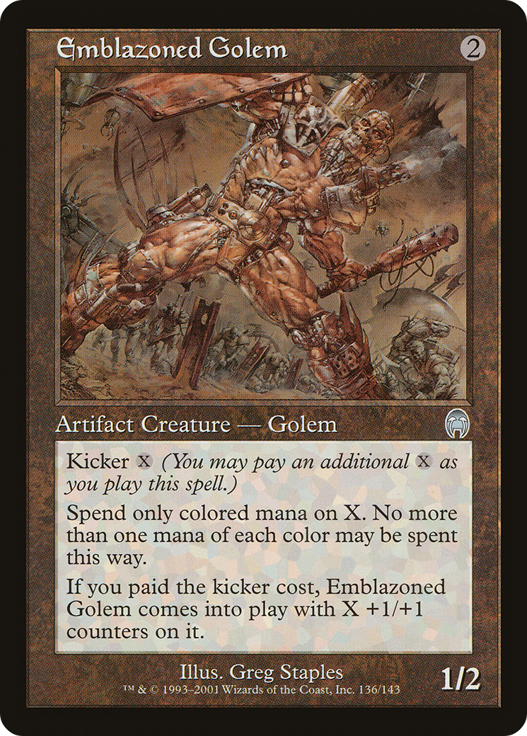 Golem blasonné (APC-136) - Apocalypse Foil 
