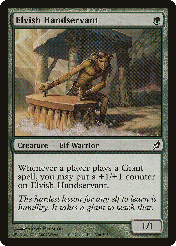 Serviteur elfique (LRW-206) - Lorwyn Foil 