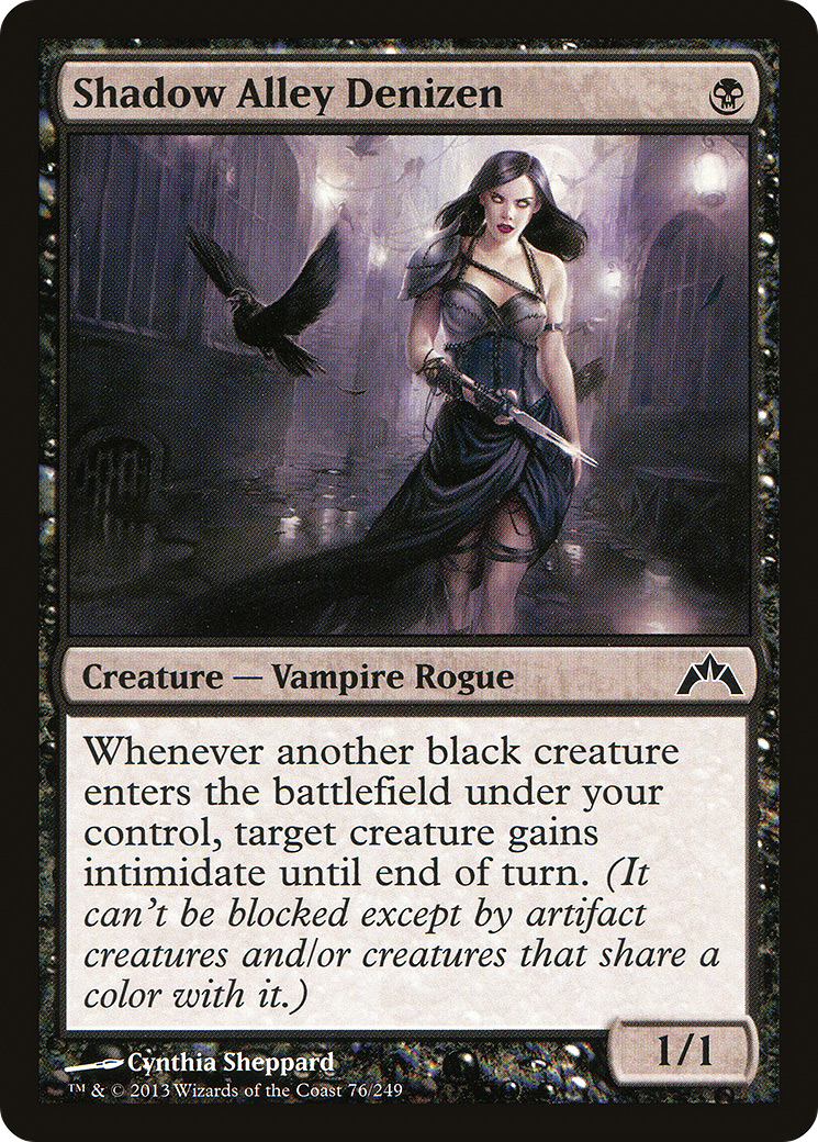 Habitant de Shadow Alley (GTC-076) - Gatecrash Foil 