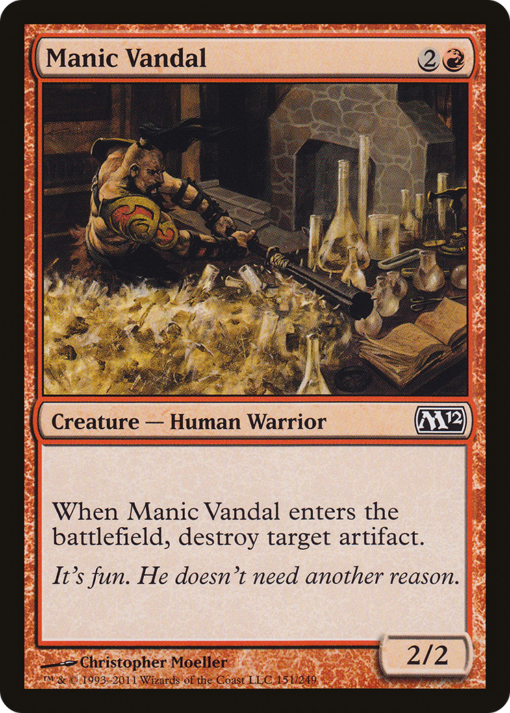 Vandale maniaque (M12-151) - Magic 2012 
