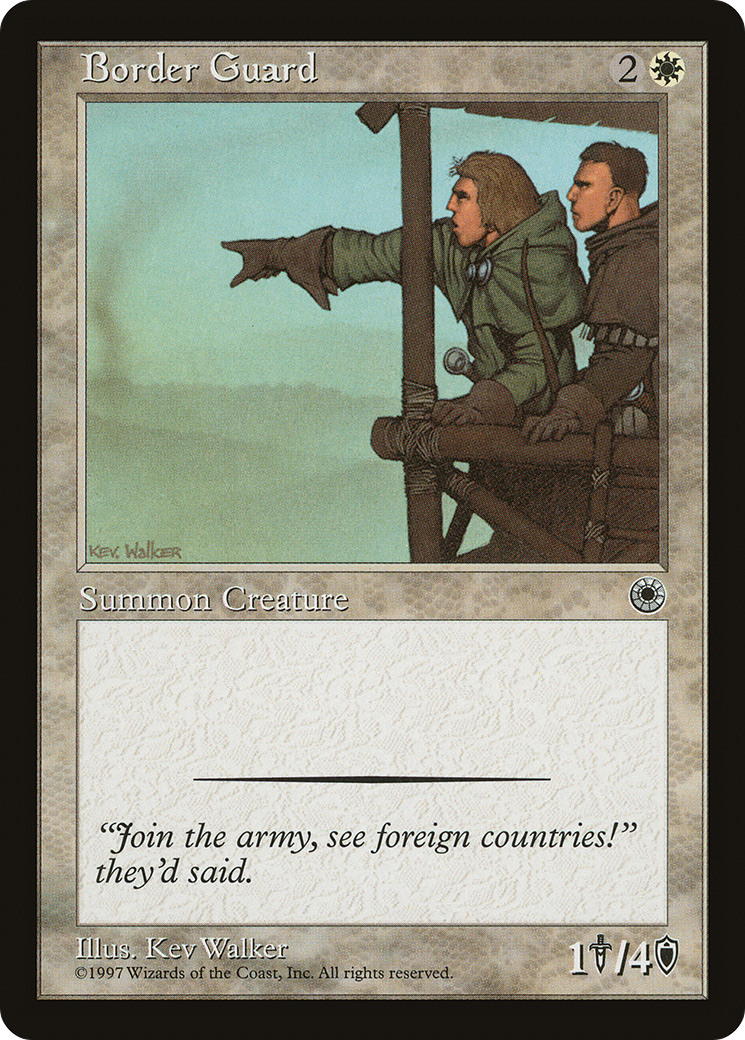 Garde-frontière (POR-009) - Portail 