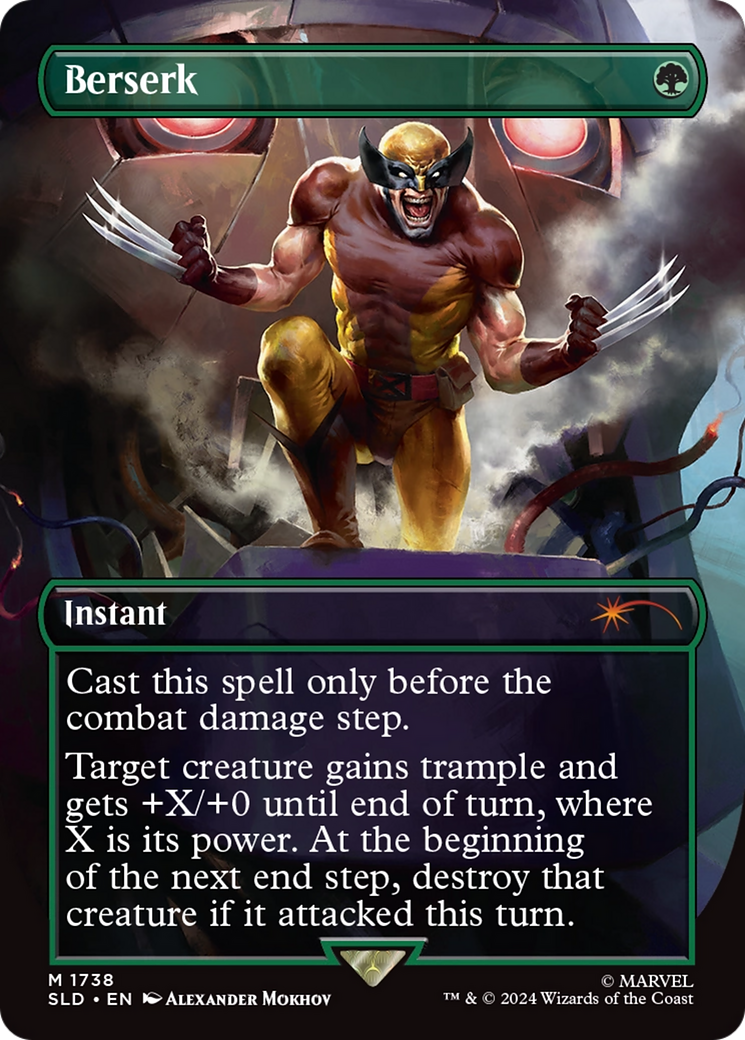 Berserk (SLD-1738) - Goutte de Secret Lair (sans bordure) Foil 