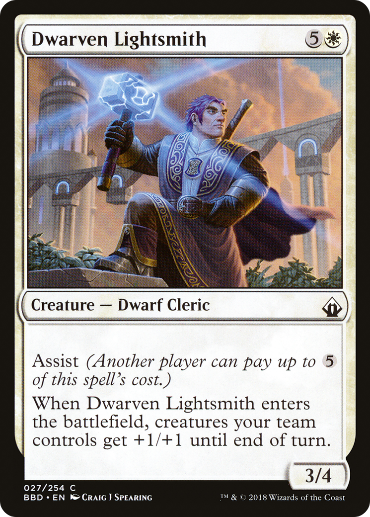 Forgeron de Lumière Nain (BBD-027) - Battlebond 