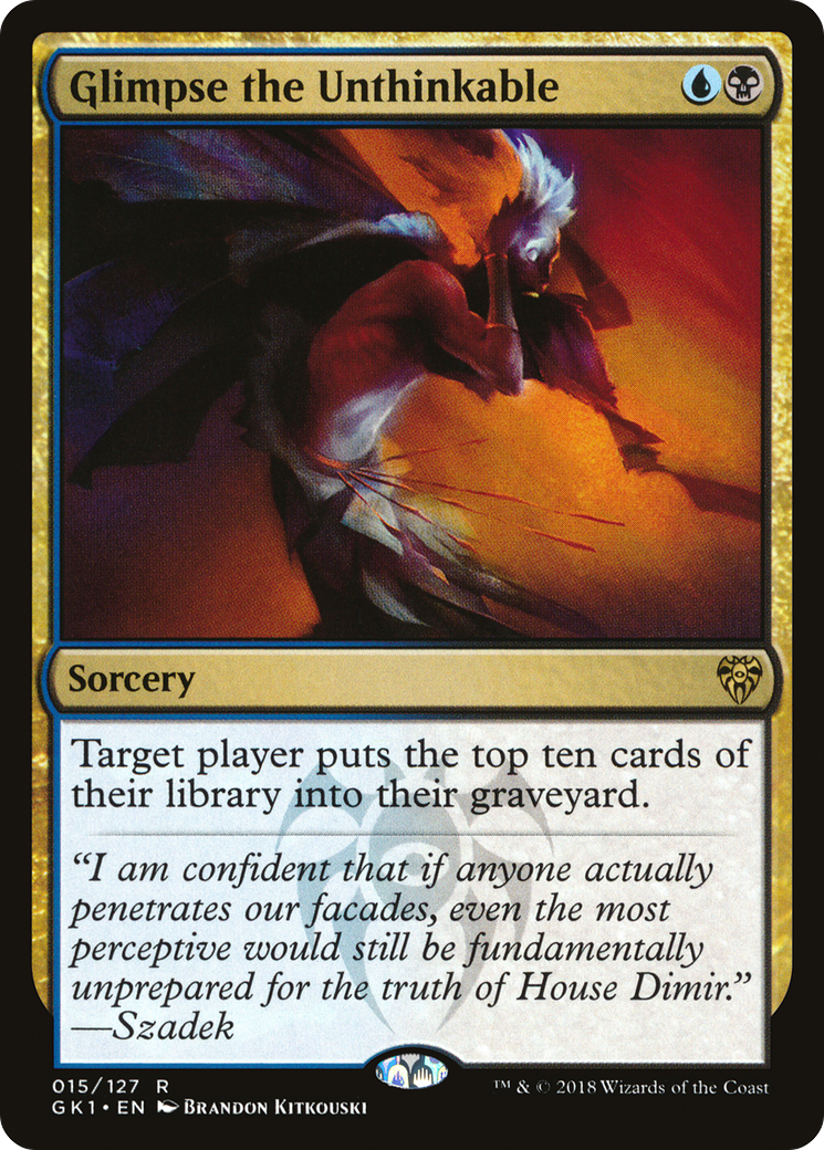 Glimpse the Unthinkable (GR1-015) - GRN Guild Kit