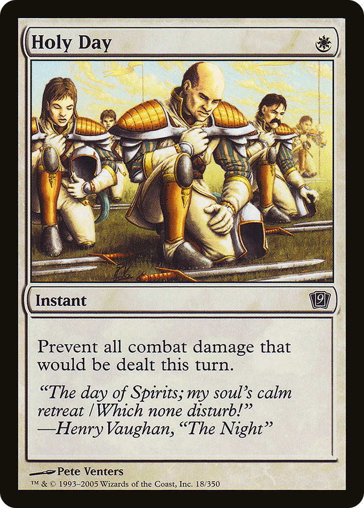 Holy Day (9ED-18★) - Ninth Edition Foil