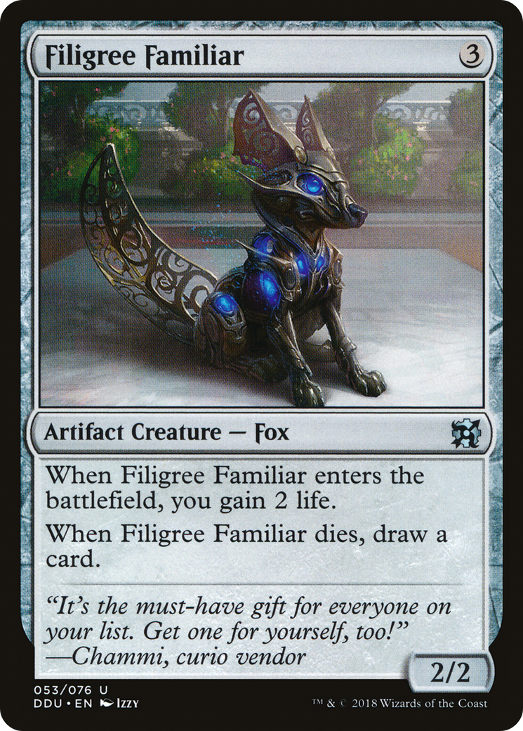 Familier Filigrane (DDU-053) - Duel Decks : Elfes contre Inventeurs 