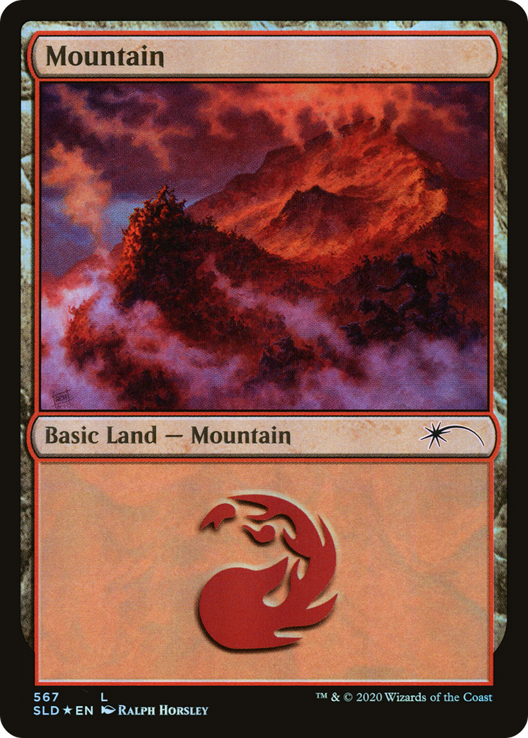 Mountain (567) (SLD-567) - Secret Lair Drop Foil