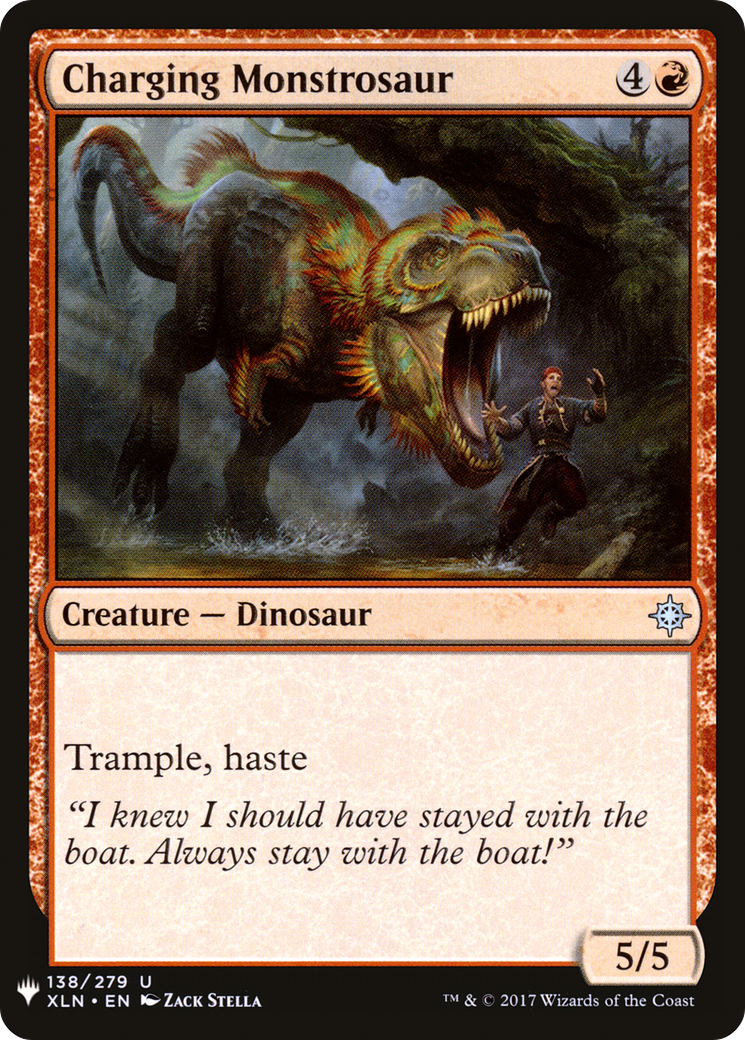 Charging Monstrosaur (LIST-138) - The List