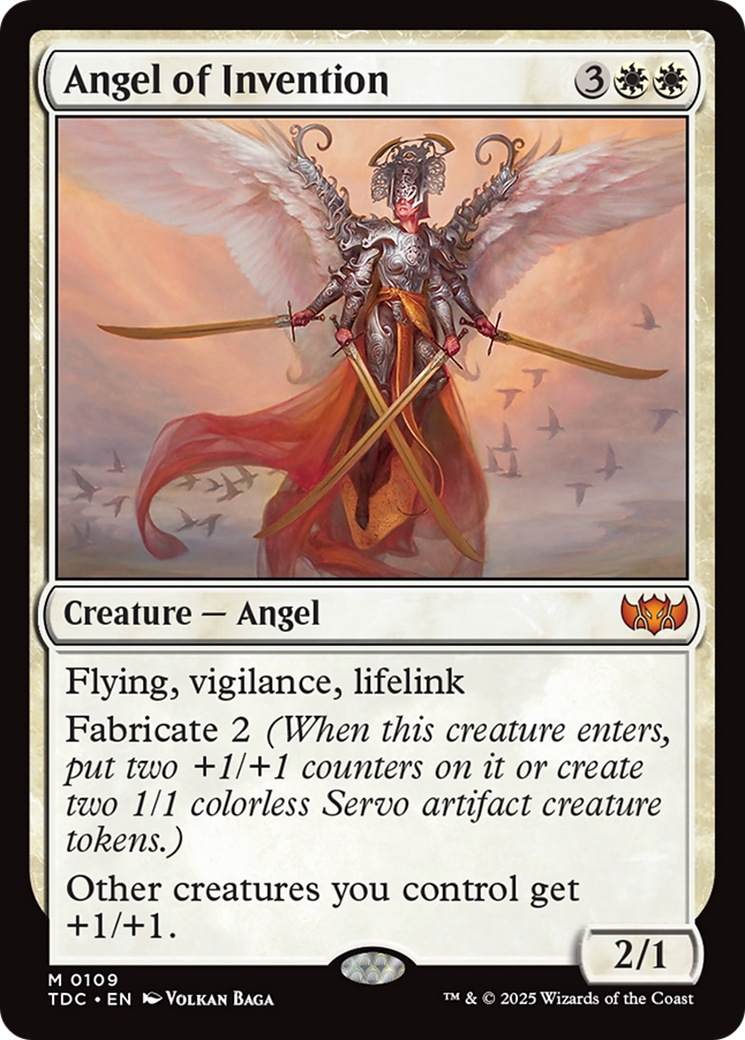 Ange de l'Invention (TDC-109) - Commandant : Tarkir : Tempête de Dragons 