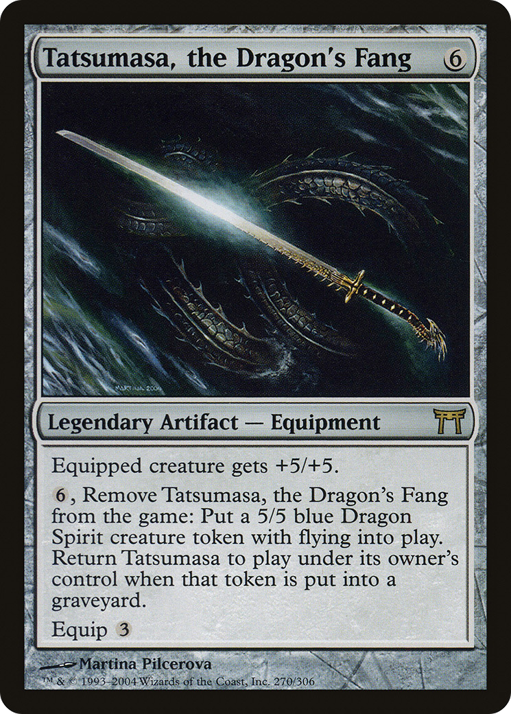 Tatsumasa, the Dragon's Fang (CHK-270) - Champions of Kamigawa Foil