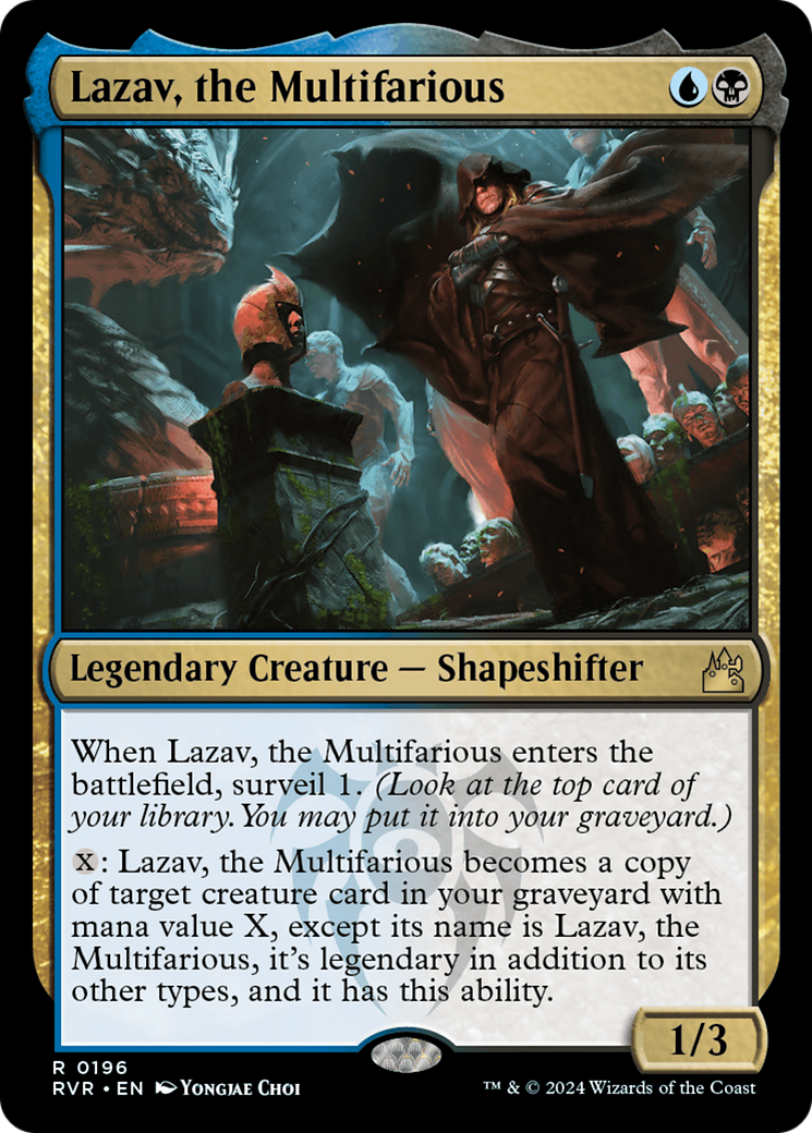 Lazav, le Multiforme (RVR-196) - Ravnica Remastered Foil