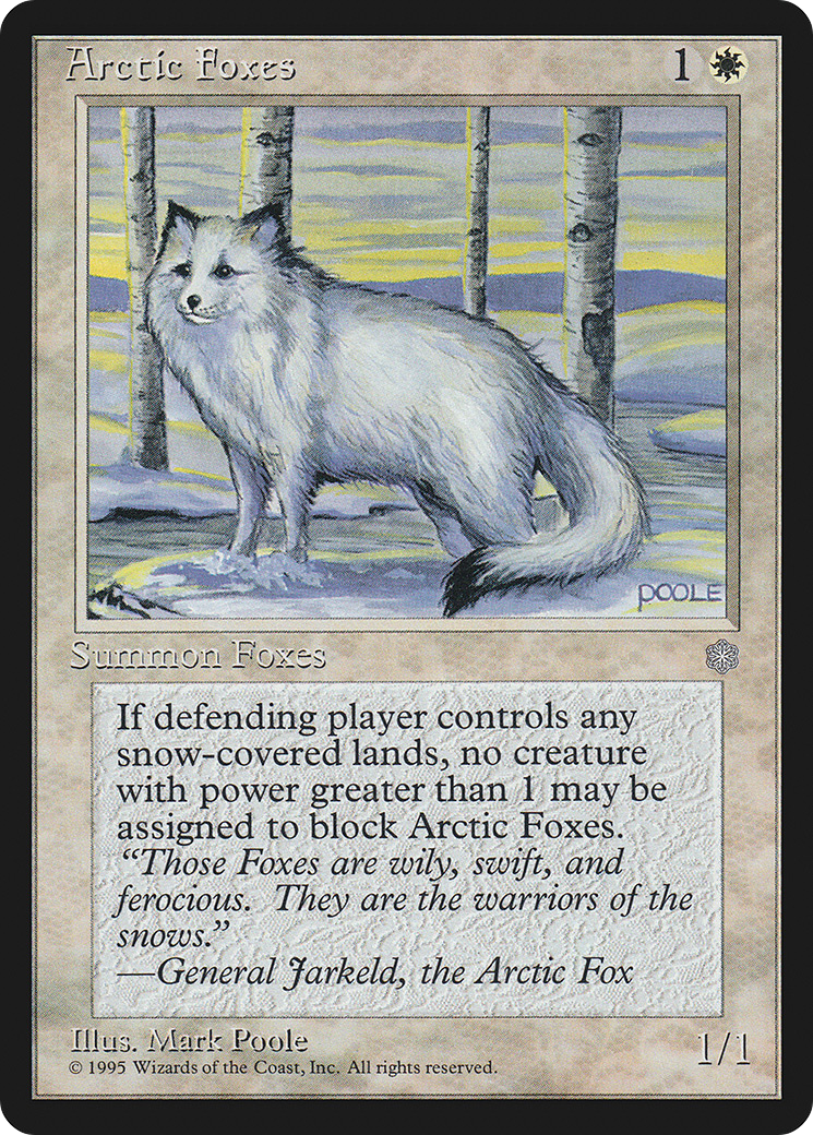 Arctic Foxes (ICE-002) - Ice Age