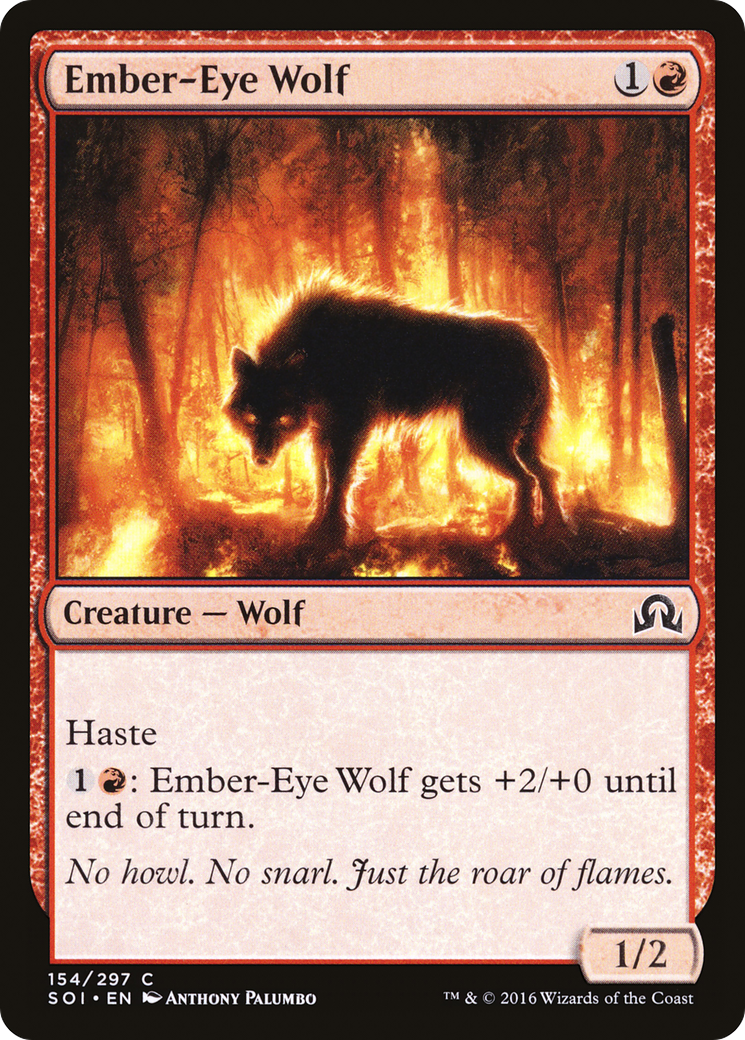 Ember-Eye Wolf (SOI-154) - Shadows over Innistrad Foil