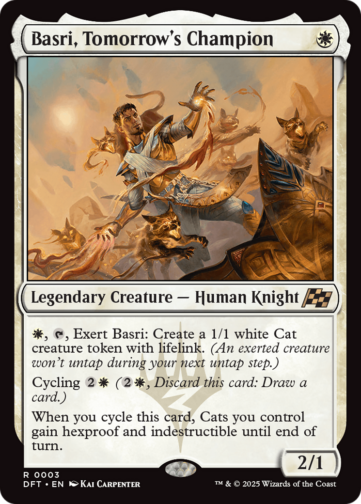 Basri, champion de demain (-003) - Aetherdrift Foil 